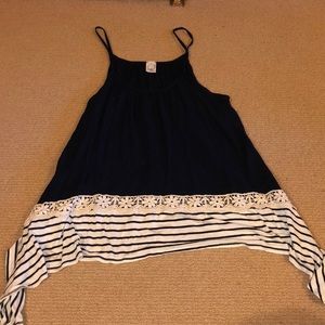 Navy tank top